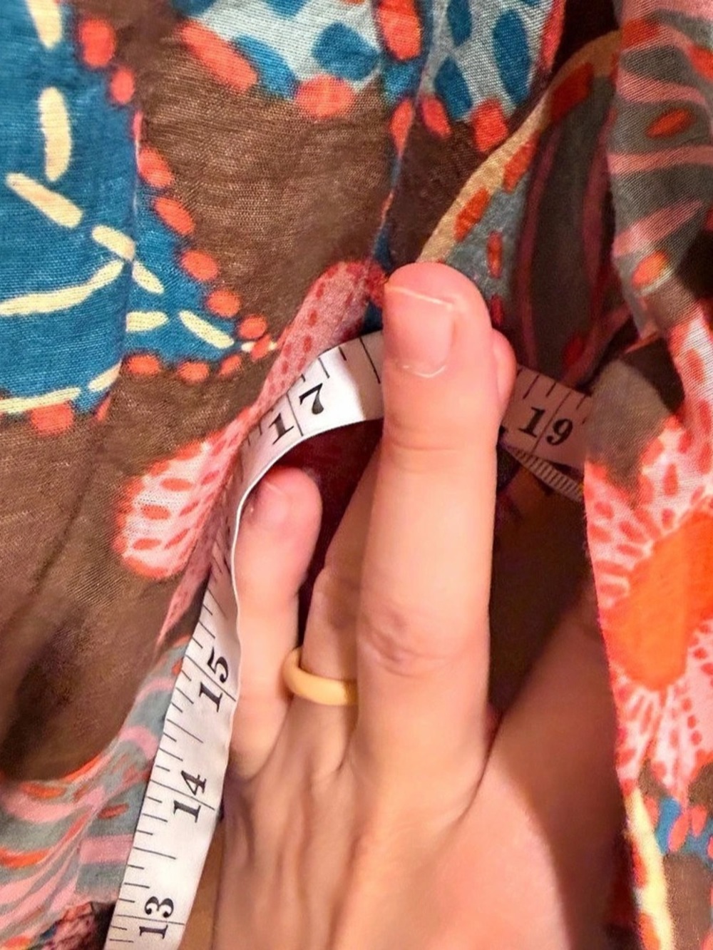 Anthropologie Fate Fall Brown Floral Print Maxi Dress Large - Picture 11 of 12